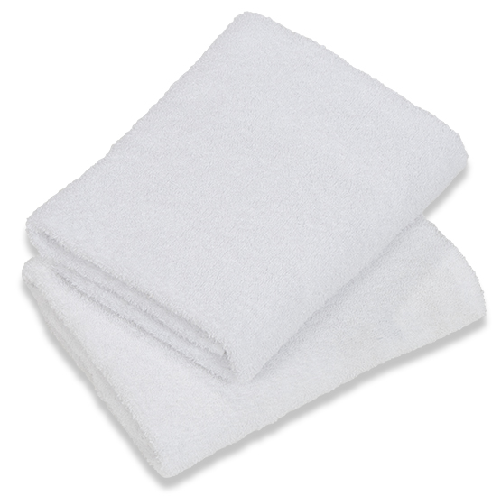 white medical spa massage bath towel