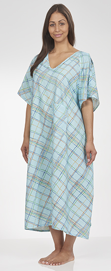 unisex iv medical gown with snap sleeve closure
