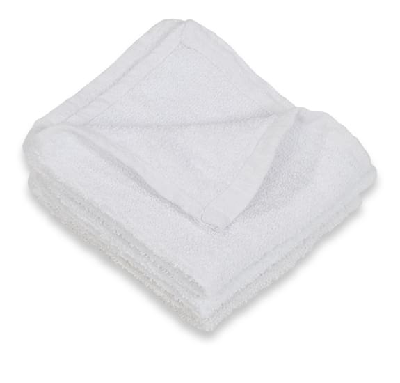 Terry Cloth Wash Rags - 12 x 12 - Blue - Cleaning Rags